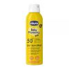 Chicco спрей-аэрозоль 0+ солнцезащитный SPF50+, 150 мл Baby Moments sun