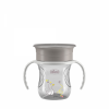 Chicco поильник 12 месяцев+ Perfect Cup 360, 200 мл серый
