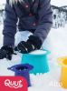 Формочки для 3-уровневых пирамид из песка и снега Quut Alto. Цвет: вишнёвый + сладкий розовый + жёлтый (Cherry + Sweet Pink + Yellow) - Quut