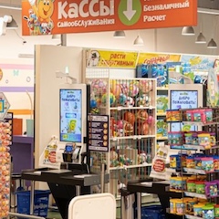 В магазинах детских товаров «Бубль-Гум» появились кассы-самообслуживания