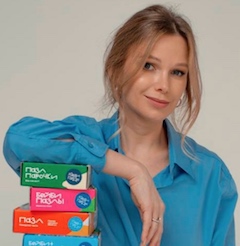 Анна Егорова - сооснователь бренда развивающих игр Харди Гарди