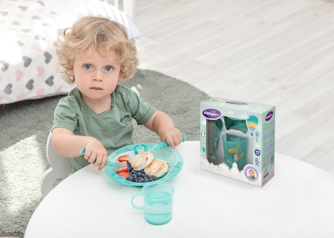 «Бытпласт» выпустил детский подарочный набор посуды Kidfinity