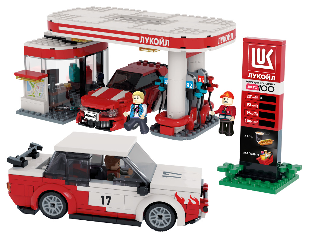 Brick Labs выпустил серию конструкторов для компании «Лукойл» — фото: 2
