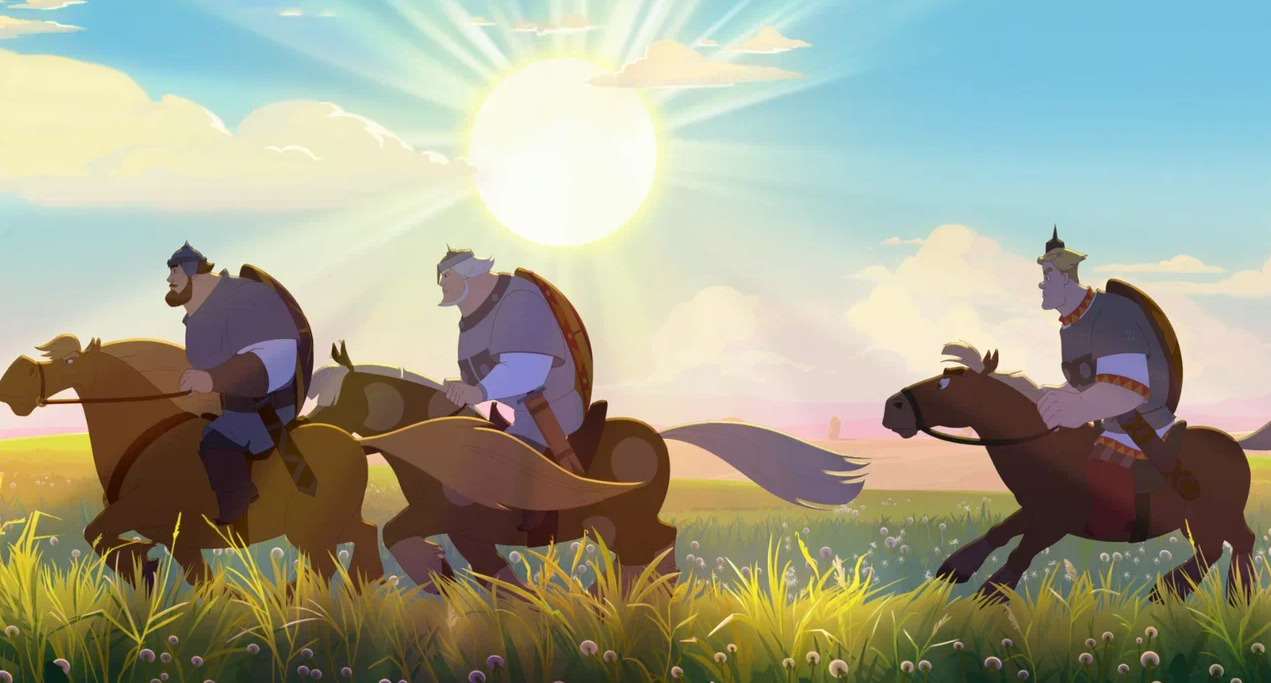 Впервые на телеэкранах вышел новый анимационный фильм легендарной саги «Три богатыря и свет клином» — фото: 1