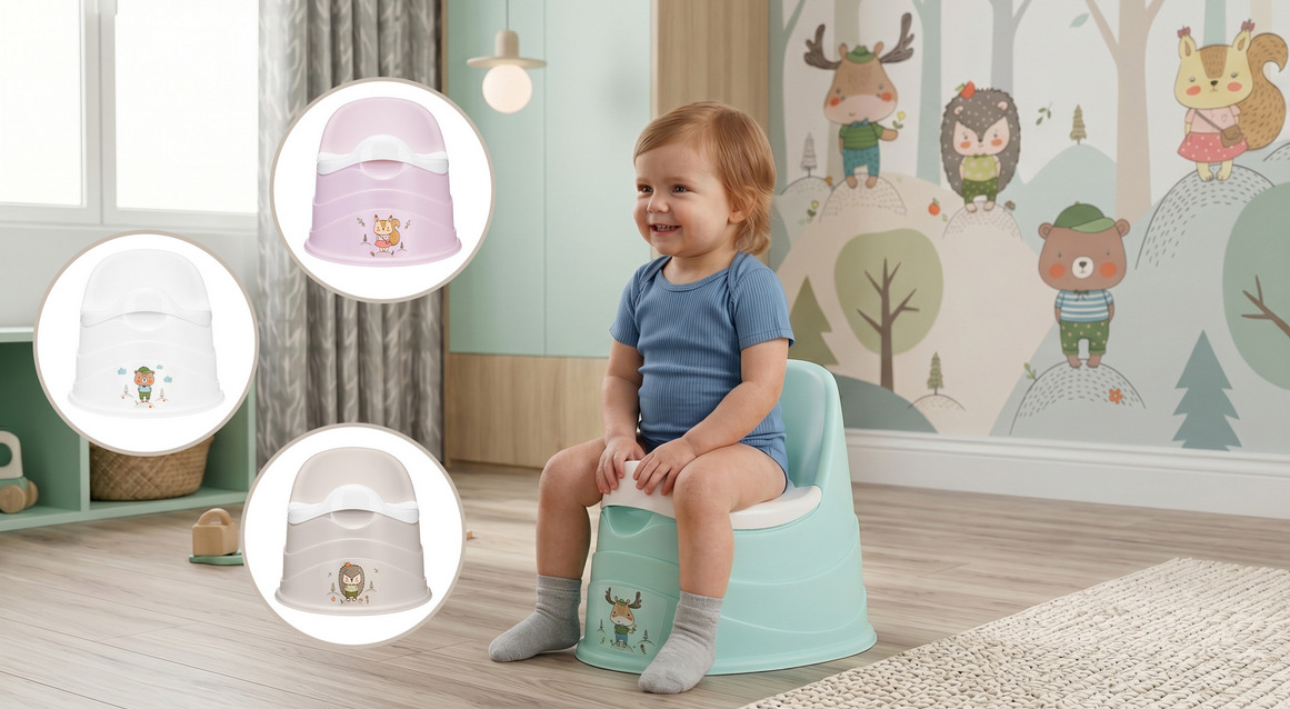 Горшок-трон «Пластишка» теперь c новыми нежными декорами — фото: 1